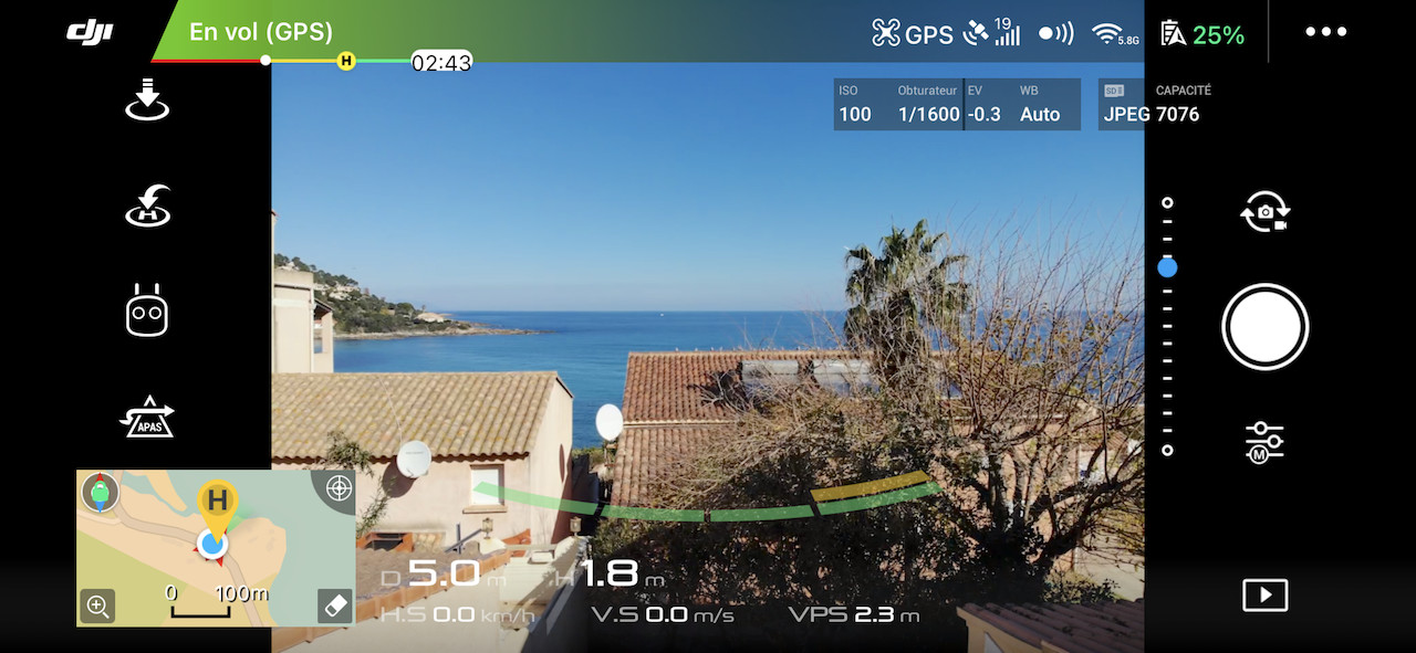 - VUE MER EN R+1 (1,80m. du faîtage = 1,50m. du niveau de la dalle) - - VUE MER EN R+1 (1,80m. du faîtage = 1,50m. du niveau de la dalle) -