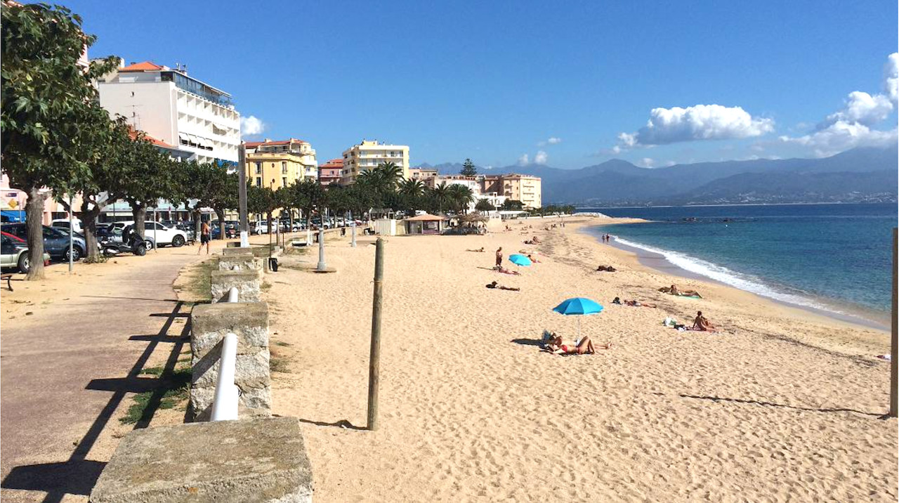 RARE. AJACCIO CENTRE, Parc Berthault: Dans QUARTIER RÉSIDENTIEL TRÈS RECHERCHÉ et à 300m. à pied de la plage et de tous commerces, MAISON DE VILLE AVEC PISCINE SUR TERRAIN ARBORÉ ET PAYSAGÉ.