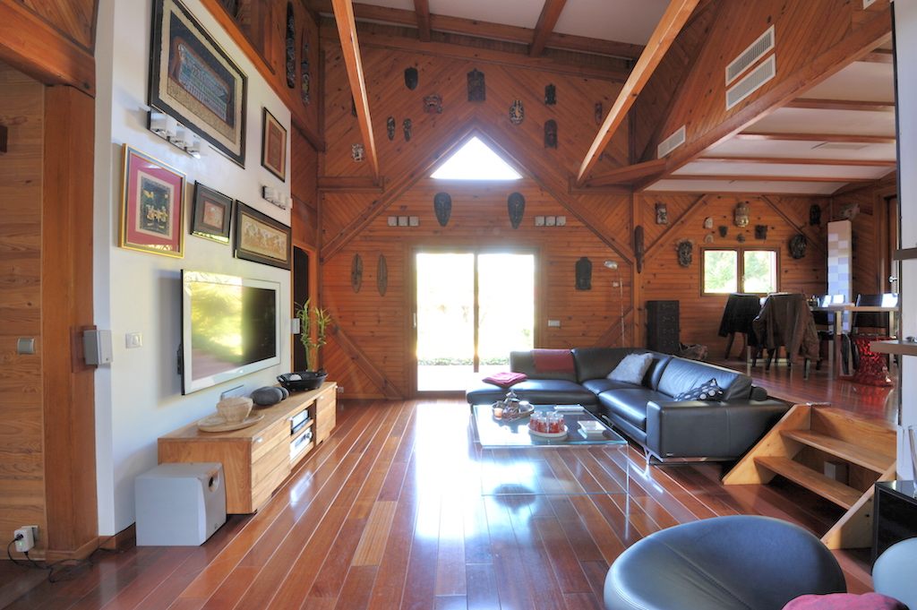 Secteur résidentiel du Salario : MAISON D'ARCHITECTE ossature bois.