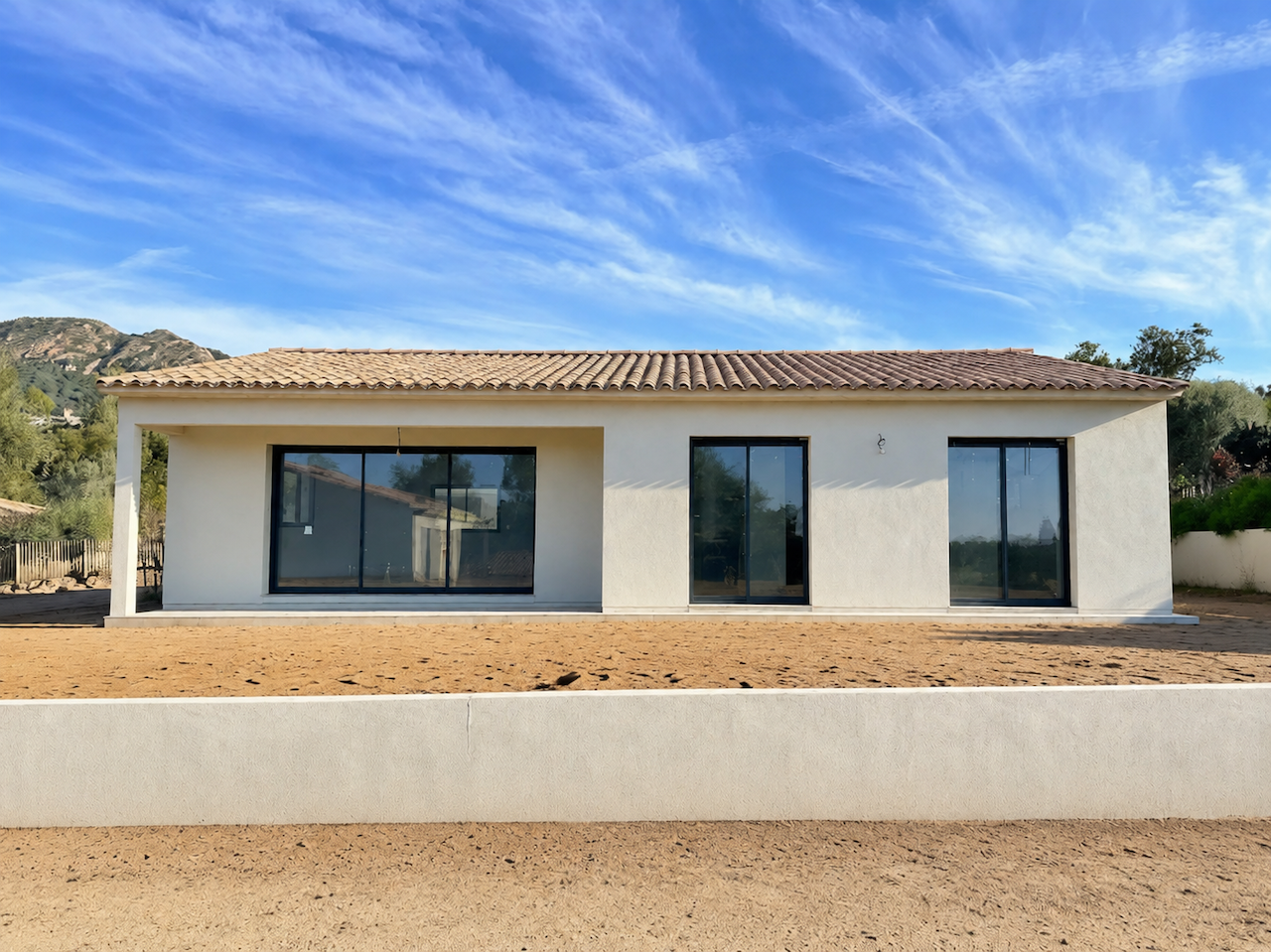 Fautéa — Villa T4 neuve de plain-pied, piscinable